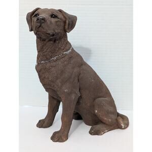 Vintage United Design Animal Classic Chocolate Lab Figurine Chris Thompson